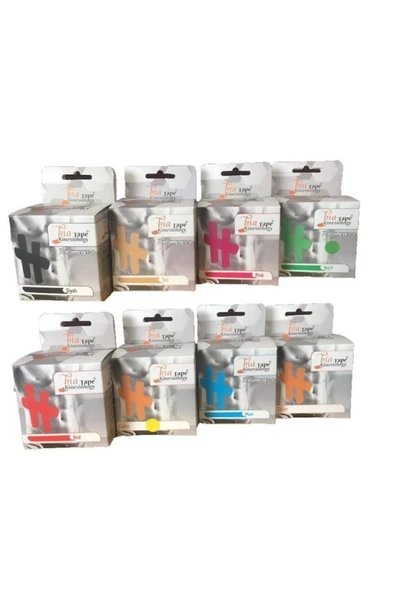 BİATAPE BİATAPE Bia Tape Kinesio Siyah Sporcu Ağrı Bandı 3 lü  x 5 M  5 cm - Resim 4