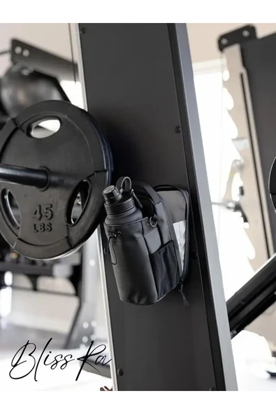 Blissra Mıknatıslı Sporcu Çantası Su Matara Çantası | Manyetik Fitness Gym Çanta | Su Geçirmez - 2