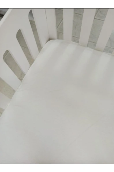 90x190 Lastikli Çarşaf Beyaz ürün görseli