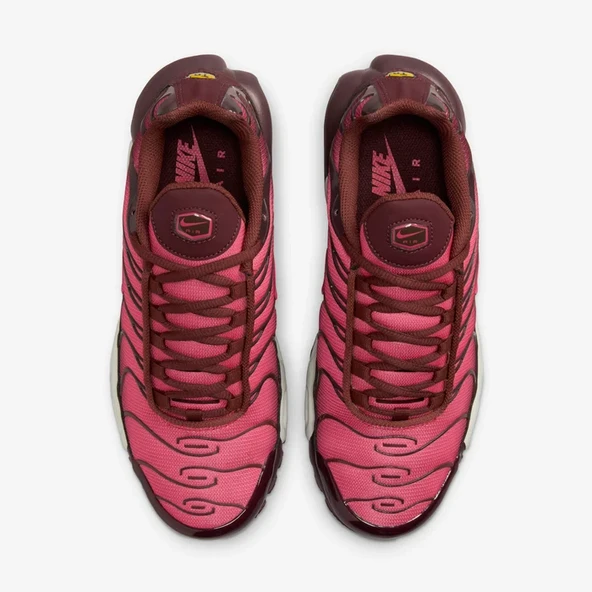 Nike Air Max Plus Women's Shoes - Burgundy Crush - Resim 2