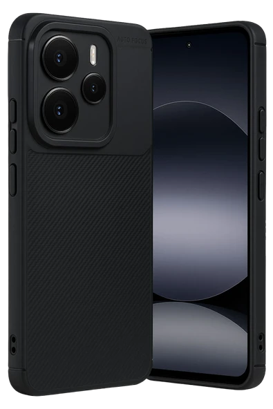 Zipax Xiaomi Note 14 5G Kılıf Karbon Görünümlü Silikon Azn-Carbon ürün görseli 1