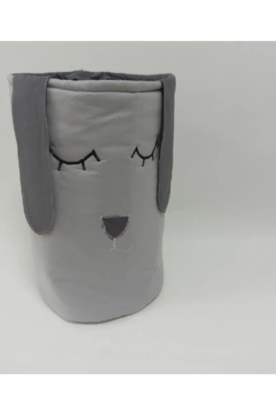 Gri Antrasit Oyuncak Kirli Sepeti Cocuk Camasir Sepeti