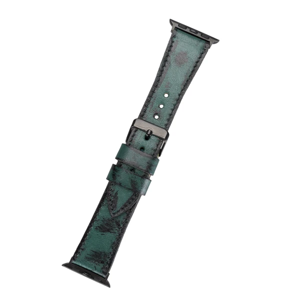 Apple Watch Uyumlu Deri Kordon 38-40-41mm V6 - 4