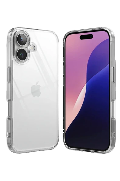 Zipax Apple iPhone 17 Kılıf Şeffaf  İnce Silikon Azn-Lüx - Resim 2