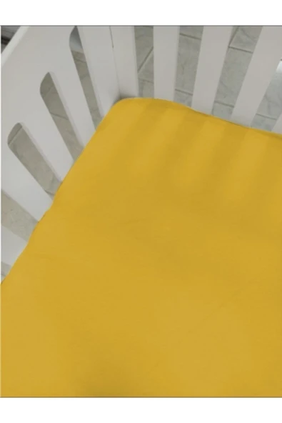 90*190 Lastikli Çarşaf Sarı ürün görseli