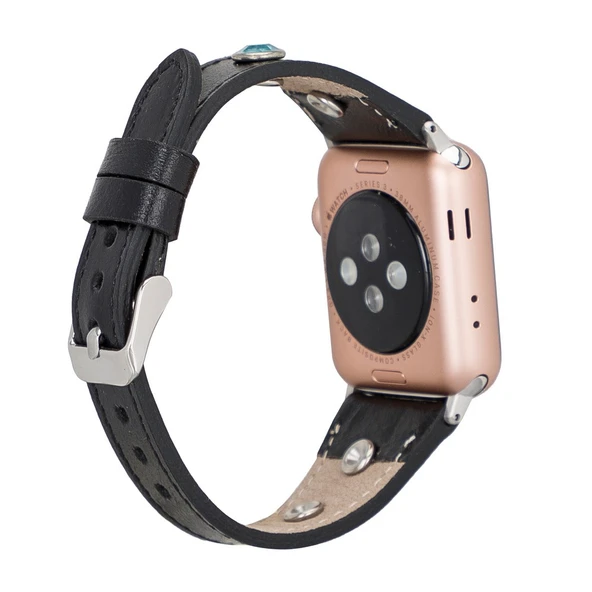 Apple Watch Uyumlu Deri Kordon 38-40-41mm Slim TR RST1 - 3
