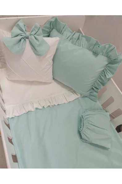 Mia Bebek Mint Yeşili  Nevresim Takımı - 1