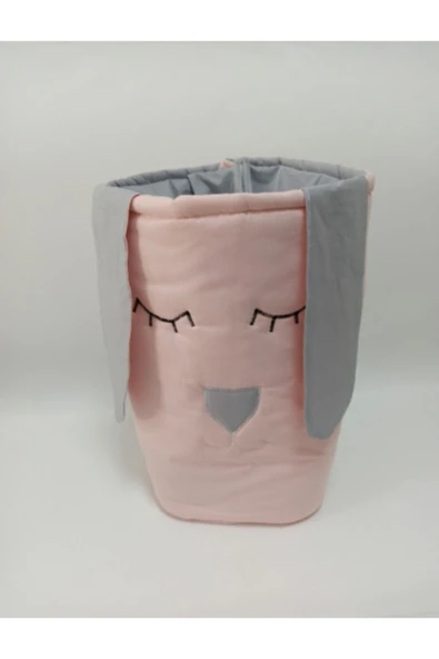 Pembe Gri Oyuncak Kirli Sepeti