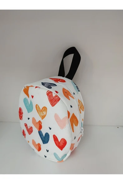 Ege Home kreş sırt çantası çocuk sırt çantası kalp desenli ürün görseli