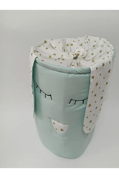 Oyuncak kirli Sepeti Mint Yeşili Gold Yıldız - 2