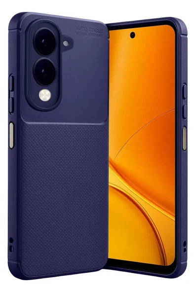 Zipax Vivo Y29S Kılıf Karbon Görünümlü Silikon Azn-Carbon ürün görseli 1