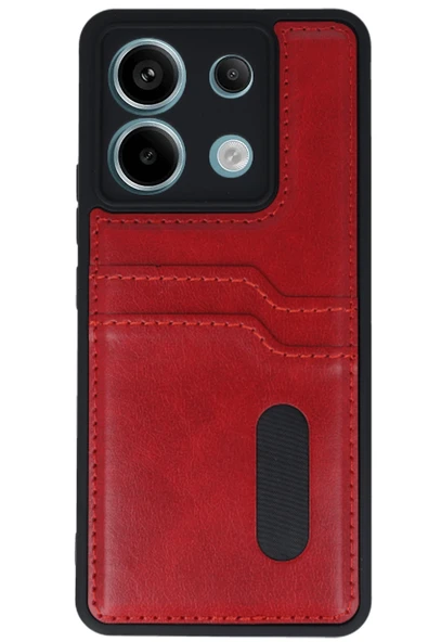 Zipax Xiaomi Redmi Note 13 Pro 5G Kılıf Kartlıklı Silikon Kapak Azn-Sara - Resim 2