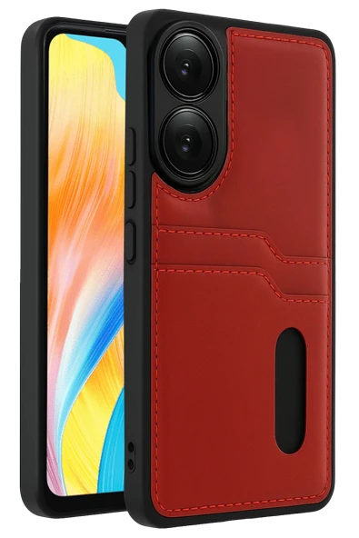 Zipax Oppo A38 Kılıf Kartlıklı Silikon Kapak Azn-Sara ürün görseli 1