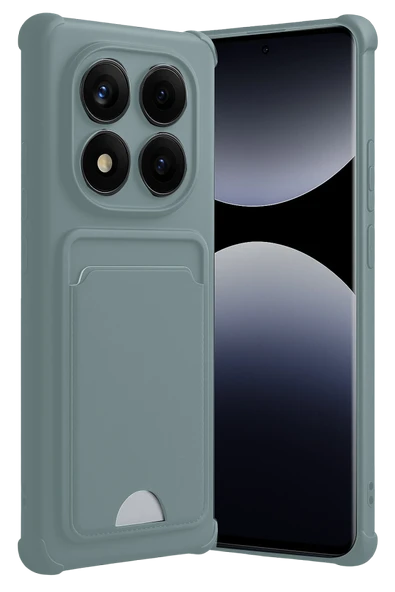 Zipax Xiaomi Redmi Note 14 Pro 5G Kılıf Kartlıklı Soft Silikon Azn-Kelvin ürün görseli 1