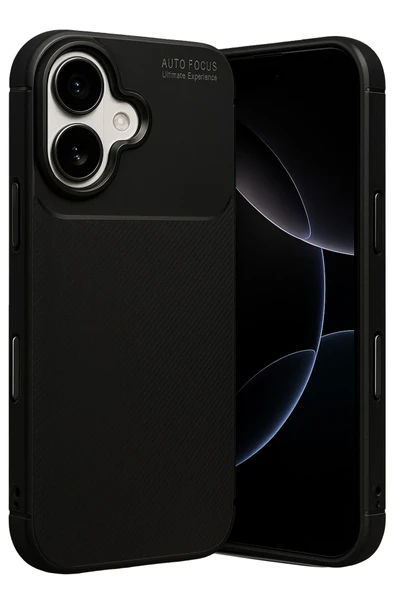 Zipax Apple iPhone 17 Kılıf Karbon Görünümlü Silikon Azn-Carbon ürün görseli 1