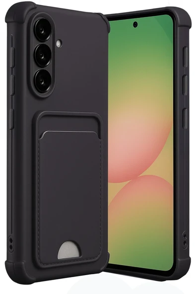 Zipax Samsung Galaxy A56 Kılıf Kartlıklı Soft Silikon Azn-Kelvin ürün görseli 1