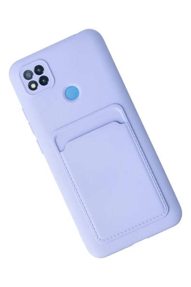 Zipax Xiaomi Redmi 9C Kılıf Kartlıklı Soft Silikon Azn-Kelvin - Resim 3