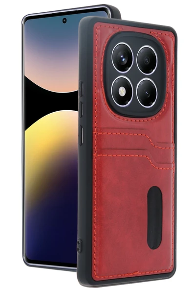 Zipax Xiaomi Redmi Note 14 Pro 4G Kılıf Kartlıklı Silikon Kapak Azn-Sara ürün görseli 1