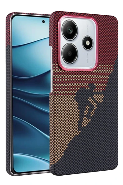 Zipax Xiaomi Redmi Note 14 Pro 4G Kılıf Kevlar Şık Görünüm Magesafe Özellikli Azn-Vga-Mgsf ürün görseli 1