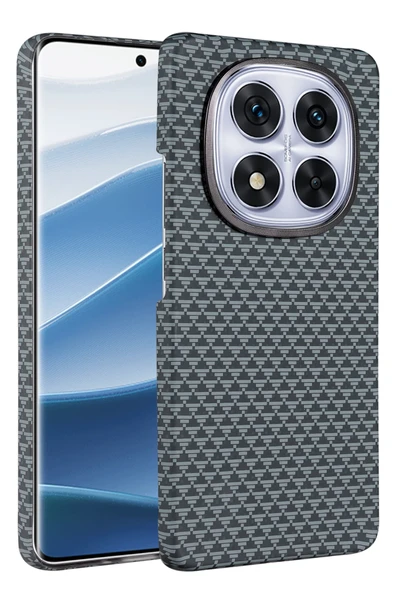 Zipax Xiaomi Redmi Note 14 Pro Plus Kılıf Kevlar Şık Görünüm Magesafe Özellikli Azn-Vga-Mgsf ürün görseli 1