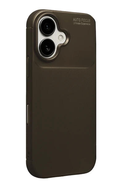 Zipax Apple iPhone 17 Kılıf Karbon Görünümlü Silikon Azn-Carbon - Resim 3