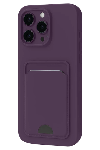 Zipax Apple iPhone 16 Plus Kılıf Kartlıklı Soft Silikon Azn-Kelvin ürün görseli 1