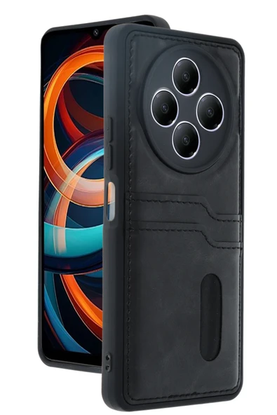 Zipax Xiaomi Redmi 14C Kılıf Kartlıklı Silikon Kapak Azn-Sara ürün görseli 1