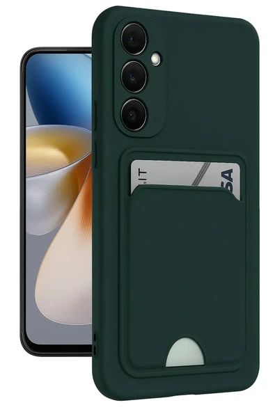 Zipax Samsung Galaxy S24 FE Kılıf Kartlıklı Soft Silikon Azn-Kelvin ürün görseli 1