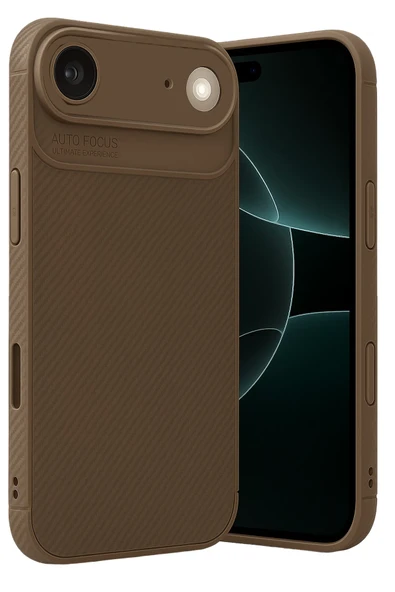 Zipax Apple iPhone 17 Air Kılıf Karbon Görünümlü Silikon Azn-Carbon ürün görseli 1