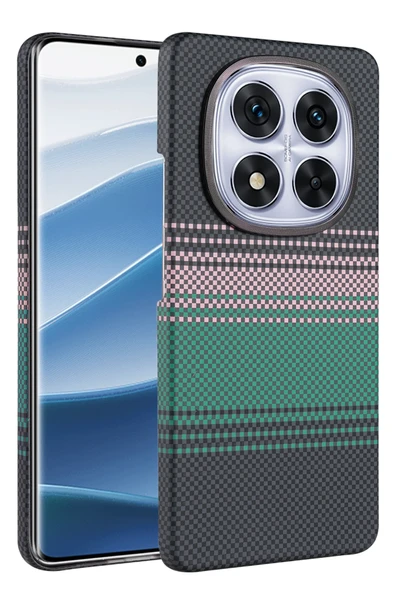 Zipax Xiaomi Redmi Note 14 Pro Plus Kılıf Kevlar Şık Görünüm Magesafe Özellikli Azn-Vga-Mgsf ürün görseli 1