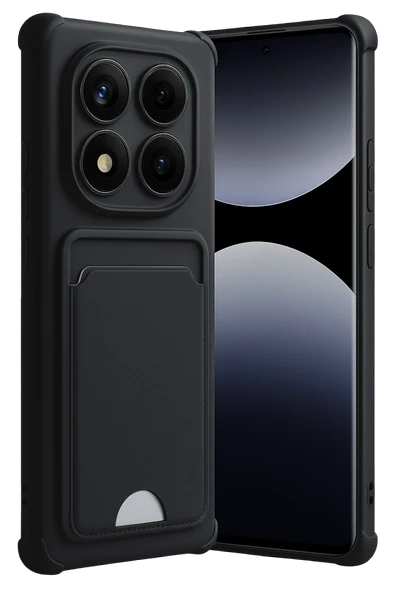 Zipax Xiaomi Redmi Note 14 Pro Plus Kılıf Kartlıklı Soft Silikon Azn-Kelvin ürün görseli 1