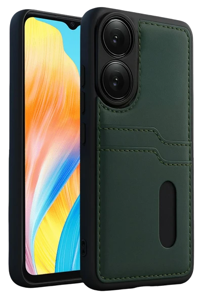 Zipax Oppo A38 Kılıf Kartlıklı Silikon Kapak Azn-Sara ürün görseli 1