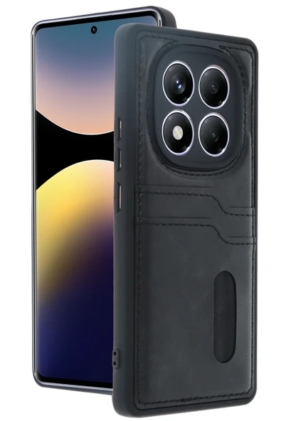 Zipax Xiaomi Redmi Note 14 Pro 4G Kılıf Kartlıklı Silikon Kapak Azn-Sara ürün görseli 1