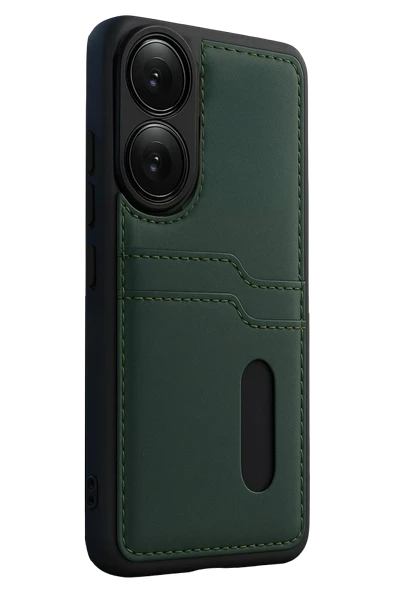 Zipax Oppo A38 Kılıf Kartlıklı Silikon Kapak Azn-Sara - Resim 2