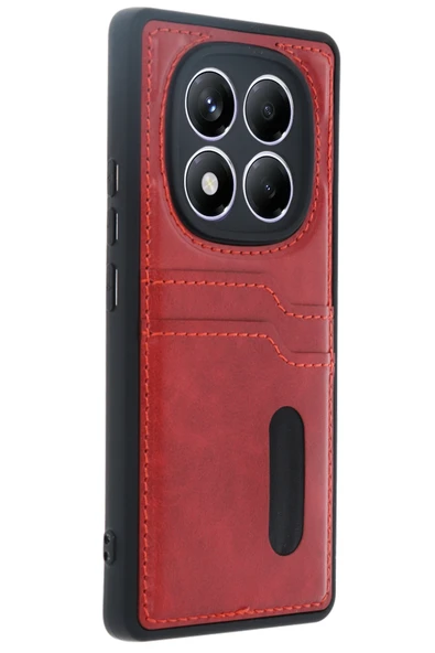 Zipax Xiaomi Redmi Note 14 Pro 4G Kılıf Kartlıklı Silikon Kapak Azn-Sara - Resim 2