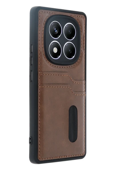 Zipax Xiaomi Redmi Note 14 Pro 5G Kılıf Kartlıklı Silikon Kapak Azn-Sara - Resim 2