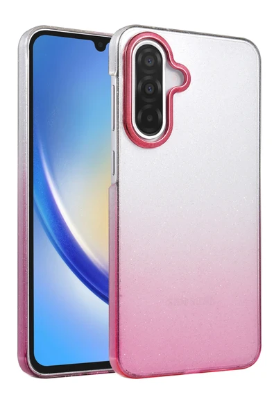 Zipax Samsung Galaxy A26 Kılıf Simli Renk Geçişli Magesafe Kapak Azn-Fiyonk ürün görseli 1