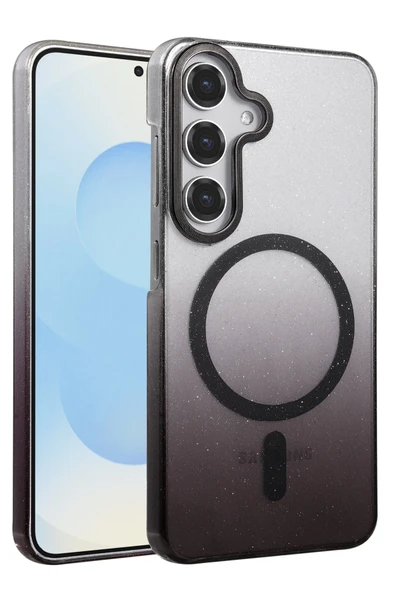 Zipax Samsung Galaxy A14 4G Kılıf Simli Renk Geçişli Magesafe Kapak Azn-Fiyonk ürün görseli 1