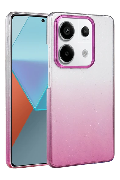 Zipax Xiaomi Redmi Note 13 Pro 4G Kılıf Simli Renk Geçişli Magesafe Kapak Azn-Fiyonk ürün görseli 1