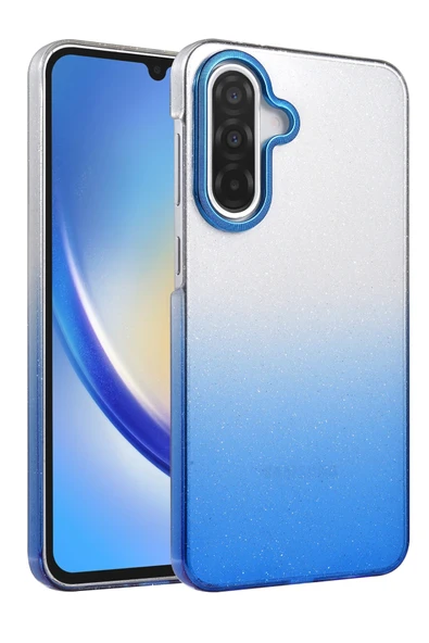 Zipax Samsung Galaxy A56 Kılıf Simli Renk Geçişli Magesafe Kapak Azn-Glossy ürün görseli 1