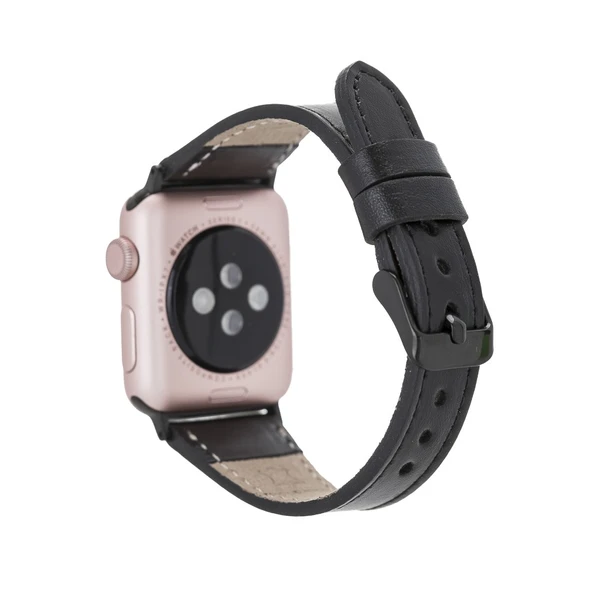 Apple Watch Uyumlu Deri Kordon 42-44-45mm Slim RST1 - 2