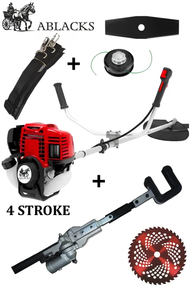 Ablacks 4 Zamanlı Profesyonel Yan Tırpan + Ağaç Silkeleme Aparatı ürün görseli