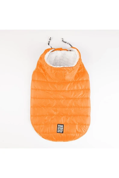 Pawstar Neon Turuncu Railway Orta ve Büyük Irklar İçin Anorak Köpek Yeleği Köpek Kıyafeti Köpek Yağmurluk - Resim 3