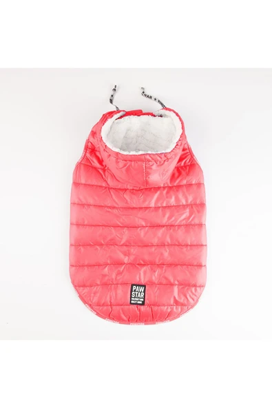 Pawstar Neon Fuşya Railway Anorak Yelek Köpek Yeleği Köpek Kıyafeti Köpek Yağmurluk - Resim 3