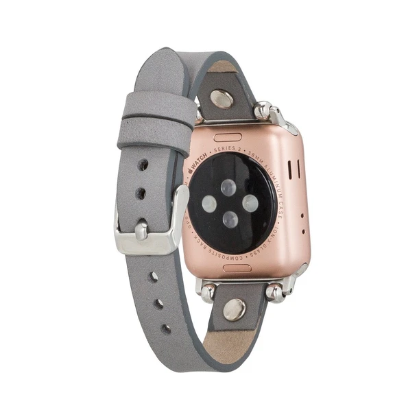 Apple Watch Uyumlu Deri Kordon Visby 38-40-41mm RST9 - 2