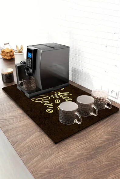 Valerine Life Barista Kahve Barı Tezgah Matı Sıvı Geçirmez XXL Büyük Boy Espresso Makinesi Pad 40x90cm 27250826 ürün görseli