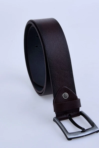 Manda Derisi Kemer Karartmalı Kahve Renk - 2