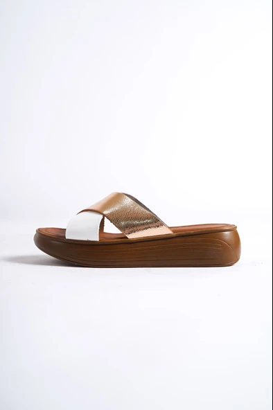 Kadın Hakiki Deri Günlük Terlik TR160Y55BPR - 4