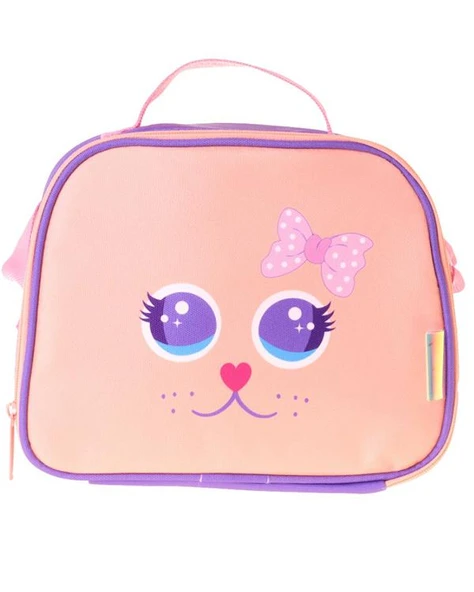 Kaukko Kids Beslenme Çantası Cute Face Cat L7142