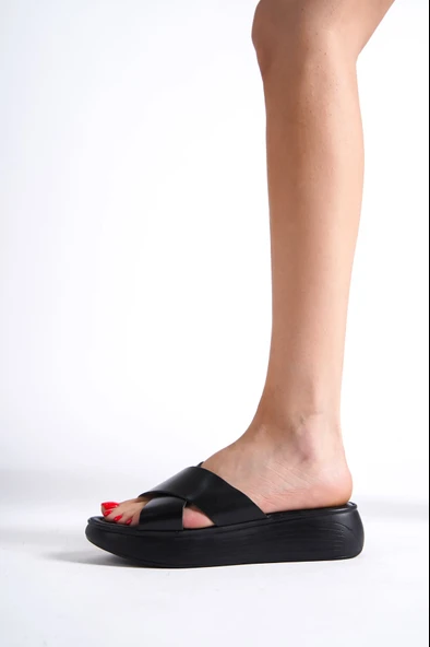 Kadın Hakiki Deri Günlük Terlik TR160Y55A - 3